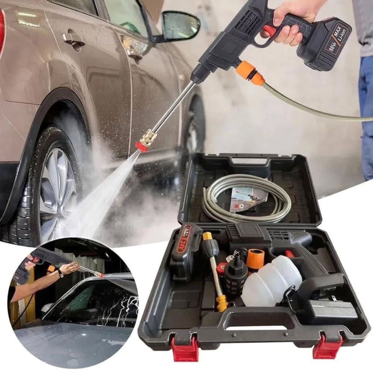 Cordless High - Pressure Washer
